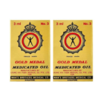 Gold Medal Medicated Oil, 3ml (Pack of 2)